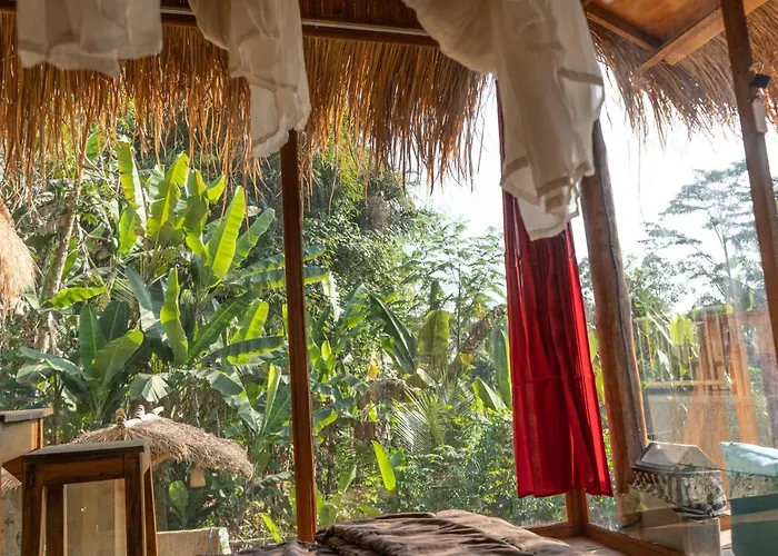 Bali Bamboo Jungle Huts And *