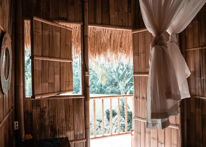 Bali Bamboo Jungle Huts And *